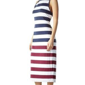 Ted Baker London Striped Sleeveless Midi Dress TB 3 US size Medium